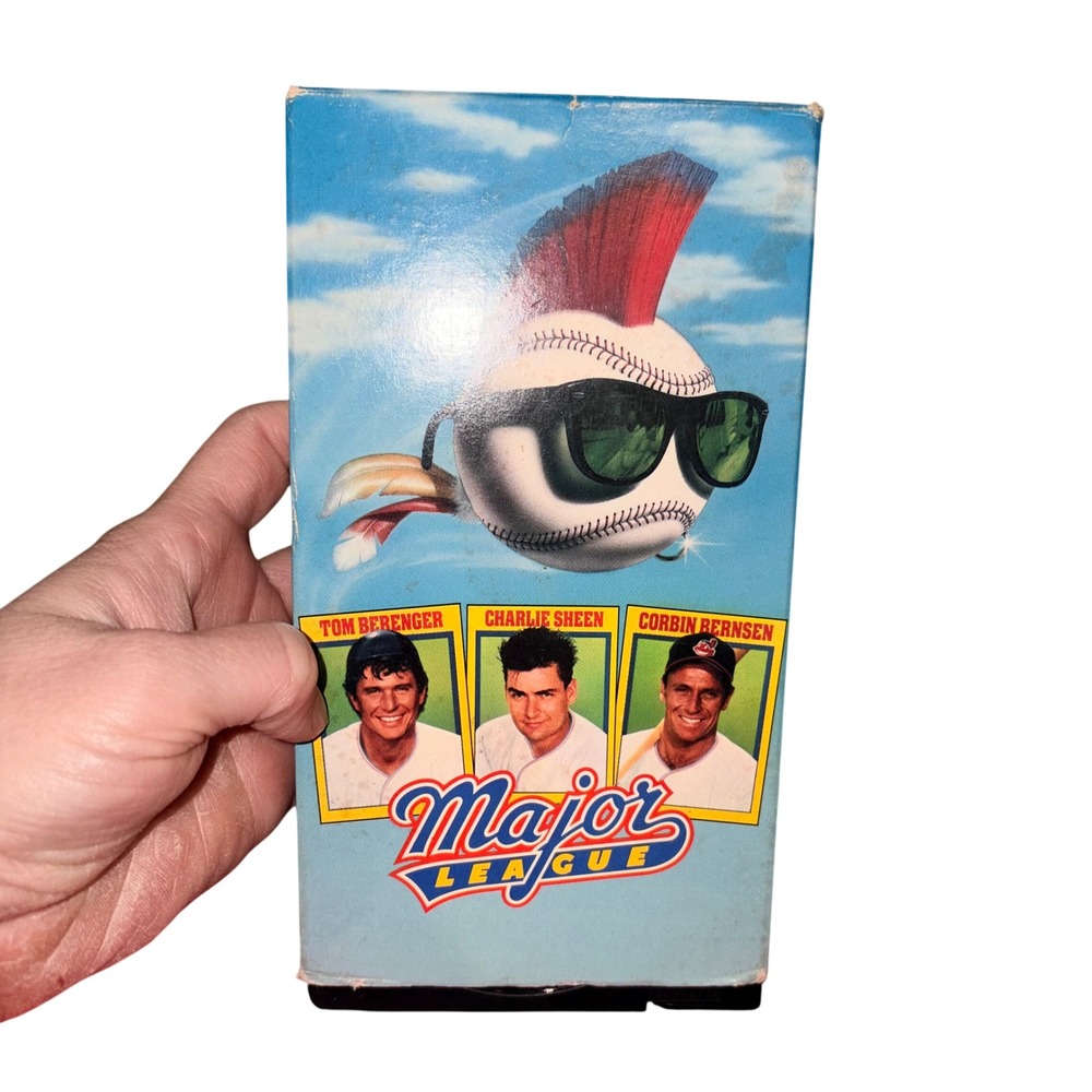 Major League VHS 1989 Charlie Sheen Tom Berenger Paramount Pictures Comedy Sport